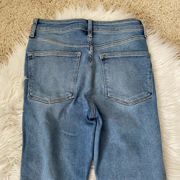 {Free People} We The Free Raw High-Rise Jegging in Light Blue Wash - Women's 27 - Picture 5 of 9